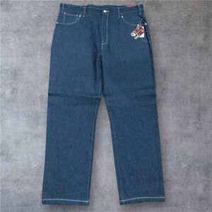 Def Jam University Vintage Y2K Baggy Skater Grunge Denim Blue Jeans Mens 40 x 34